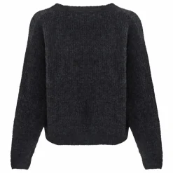 Pull Col Rond East Alpaga | Gris anthracite chiné