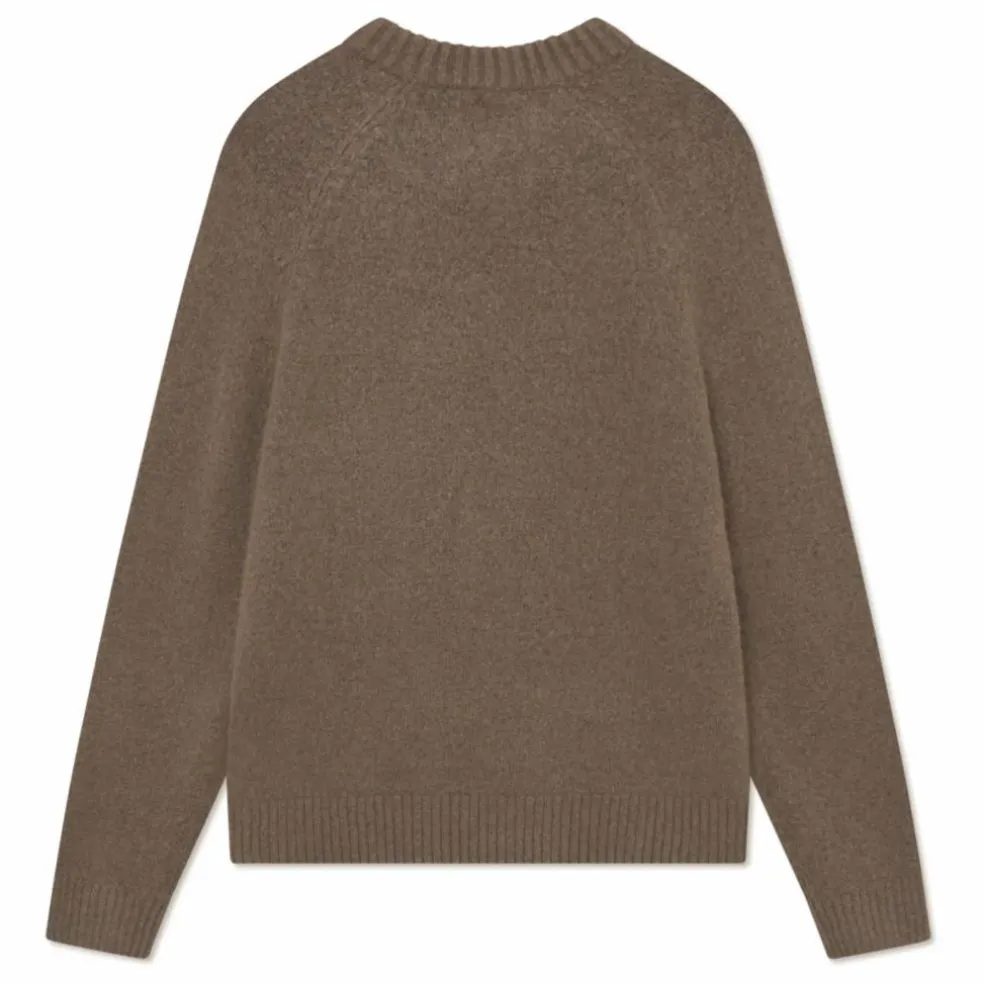 Pull Col Rond Gilbert | Marron