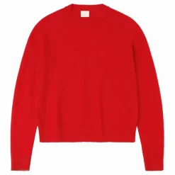 Pull Col Rond Laine - Collection Femme | Rouge