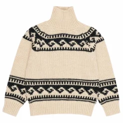 Pull Col Roulé Andy | Ecru