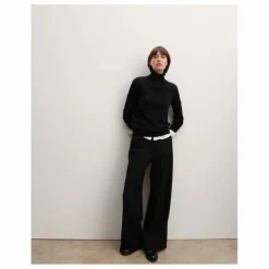Pull Col Roulé Classique Cachemire | Gris anthracite