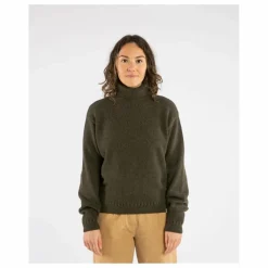 Pull Col Roulé Laine | Vert kaki