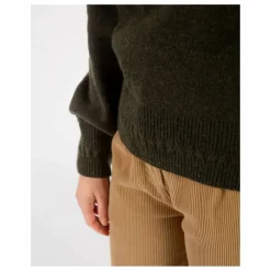 Pull Col Roulé Laine | Vert kaki