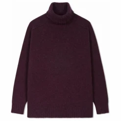 Pull Col Roulé Manches Marteau Cachemire | Mûre