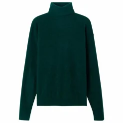 Pull Col Roulé Raxow Laine | Vert foncé