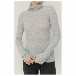Pull Col Roulé Razpark Laine | Gris clair