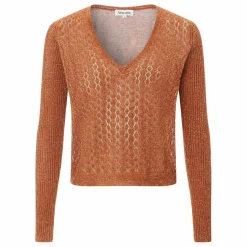 Pull Col V Lurex | Terre de soleil