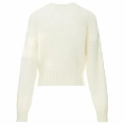 Pull Col V Mohair | Blanc
