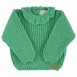 Pull Col Volant Alpaga | Vert