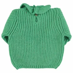 Pull Col Volant Alpaga | Vert