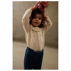 Pull Col Volants Elvina | Crème