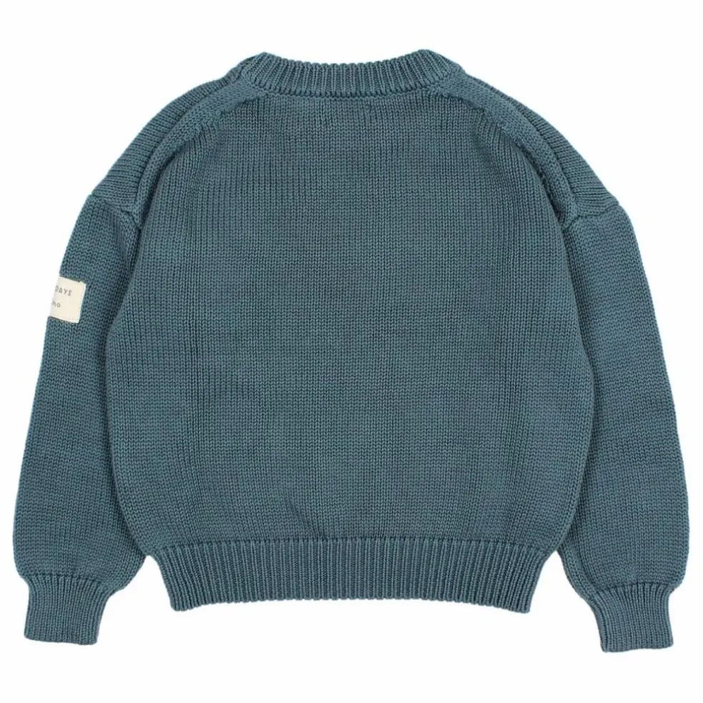 Pull Coton Bio | Bleu canard