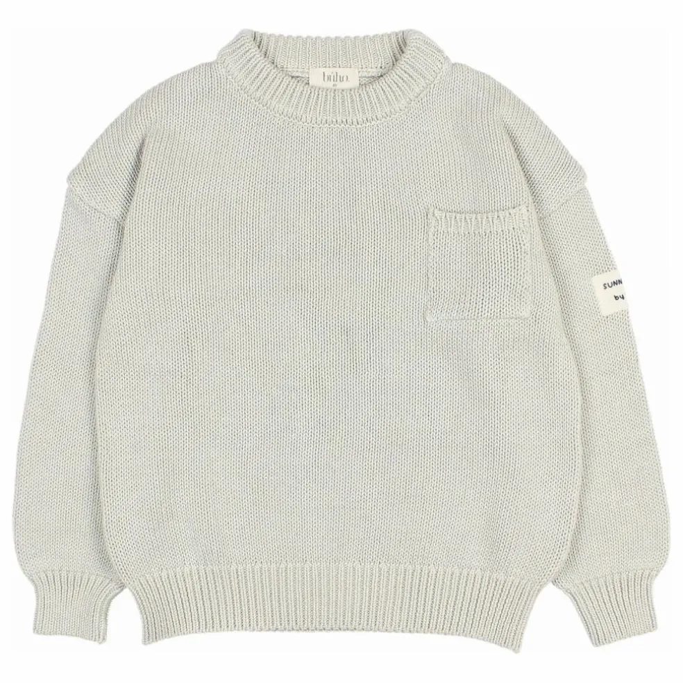 Pull Coton Bio | Gris clair