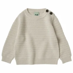 Pull Crew Maille Fine Laine Mérinos | Ecru