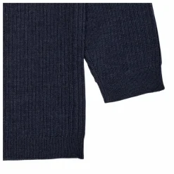 Pull Côtelé Laine Mérinos | Bleu marine
