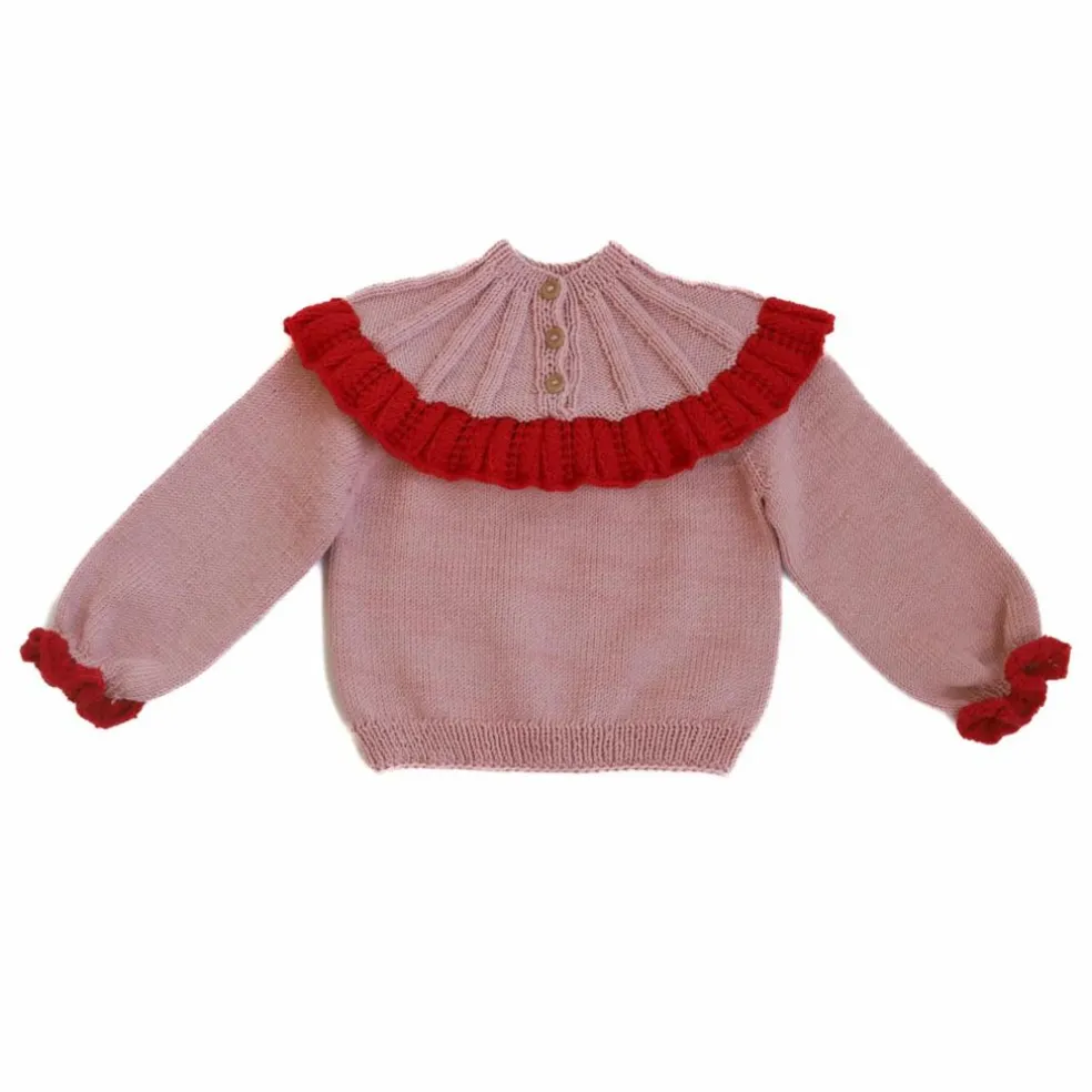 Pull Dove Laine Mérinos | Rose