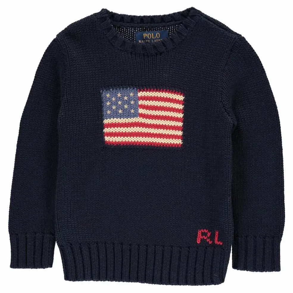 Pull Drapeau Américain | Bleu marine