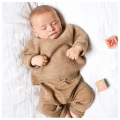Pull et Sarouel Aimé en Laine | Beige chiné
