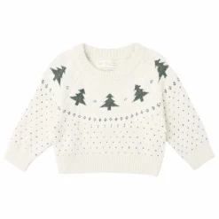 Pull Fair Isle Trees | Ecru