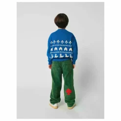 Pull Ferme Coton Bio | Bleu