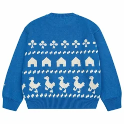 Pull Ferme Coton Bio | Bleu