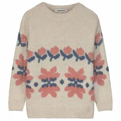 Pull Fleuri | Beige