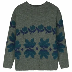 Pull Fleuri | Vert