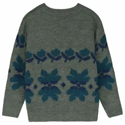 Pull Fleuri | Vert