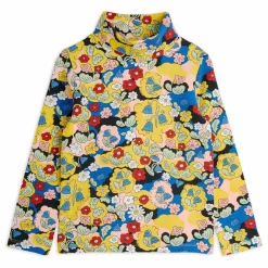 Pull Fleuri Coton Bio | Jaune