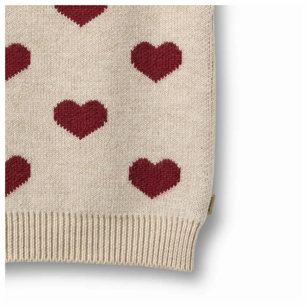 Pull Gaby Jacquard Laine Mérinos | Beige