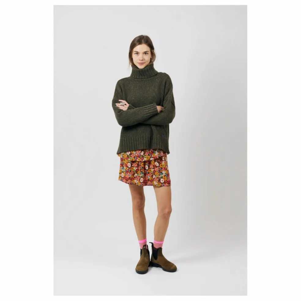 Pull Genievre Laine | Vert kaki