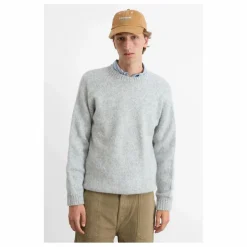 Pull Glasgow | Gris chiné clair