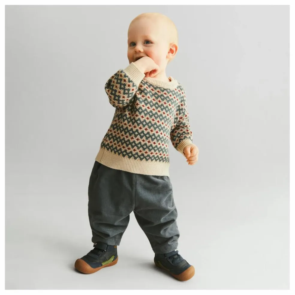 Pull Harlow Jacquard Coton Bio | Beige