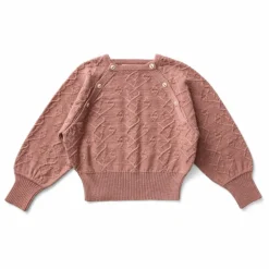Pull Hawk Laine de Mérinos | Vieux Rose
