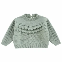 Pull Ionnisa Maille Fantaisie | Sauge