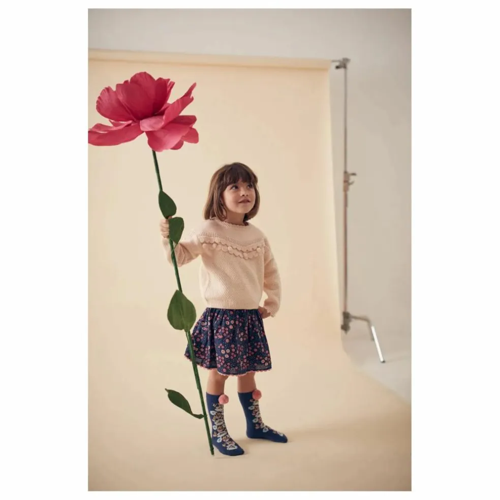 Pull Ionnisa Maille Fantaisie | Rose poudré