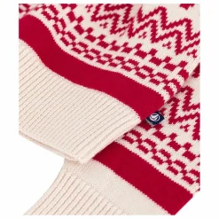 Pull Jacquard Chevaux Laine | Ecru
