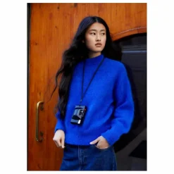 Pull Jane Super Kid Mohair | Bleu électrique