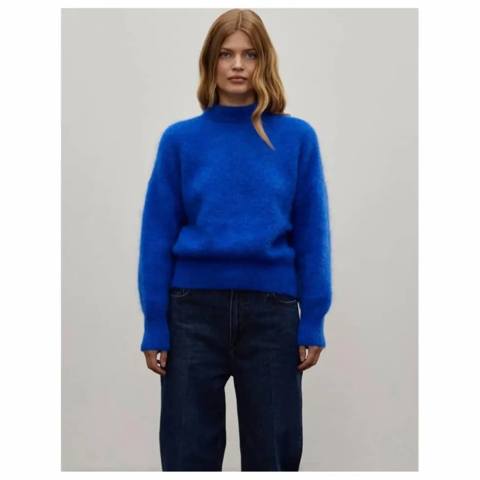 Pull Jane Super Kid Mohair | Bleu électrique