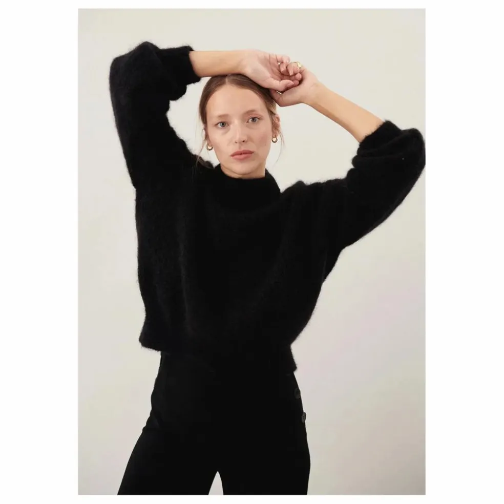 Pull Jane Super Kid Mohair | Noir