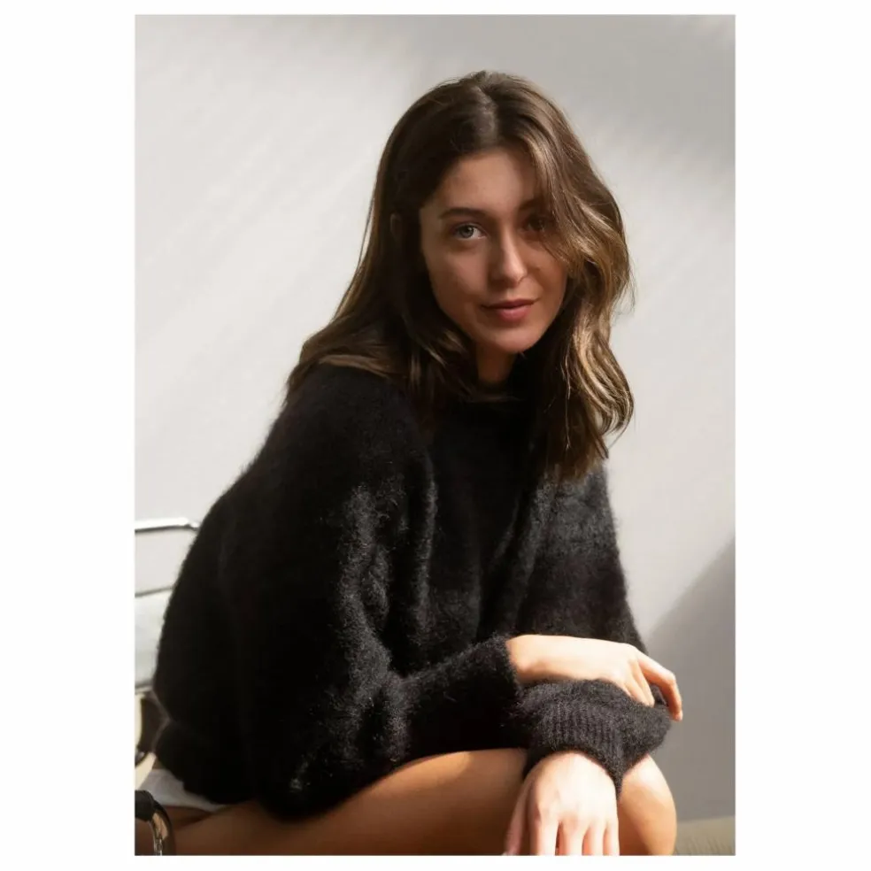 Pull Jane Super Kid Mohair | Noir