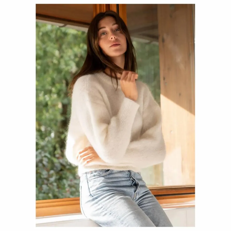 Pull Jane Super Kid Mohair | Crème