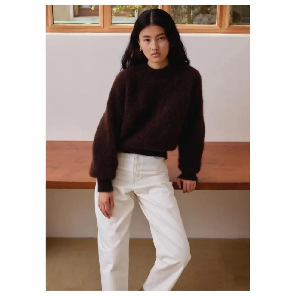 Pull Jane Super Kid Mohair | Chocolat