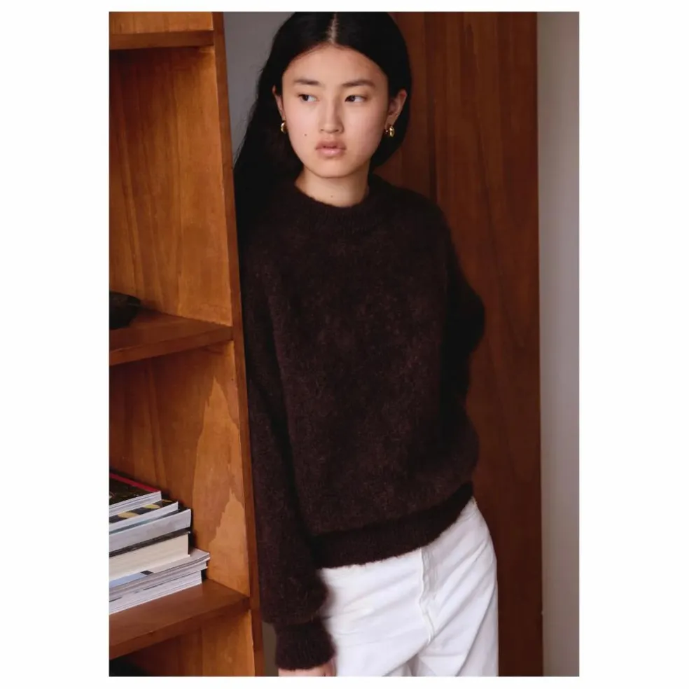 Pull Jane Super Kid Mohair | Chocolat