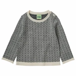 Pull Jaquard Maille Extra Fine Laine Mérinos | Bleu marine