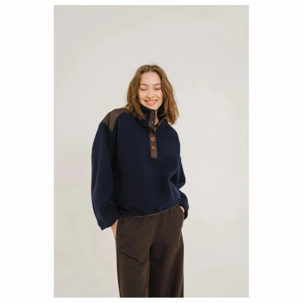 Pull Jaya Laine Vierge | Bleu marine