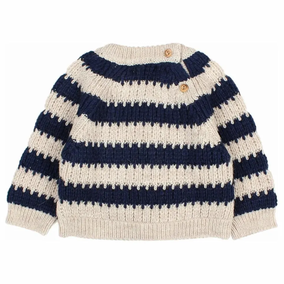 Pull Laine | Bleu marine