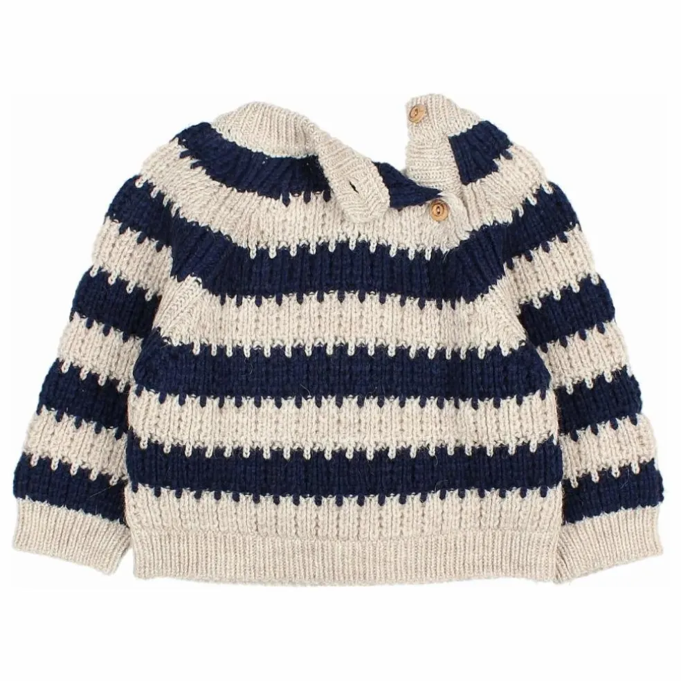 Pull Laine | Bleu marine