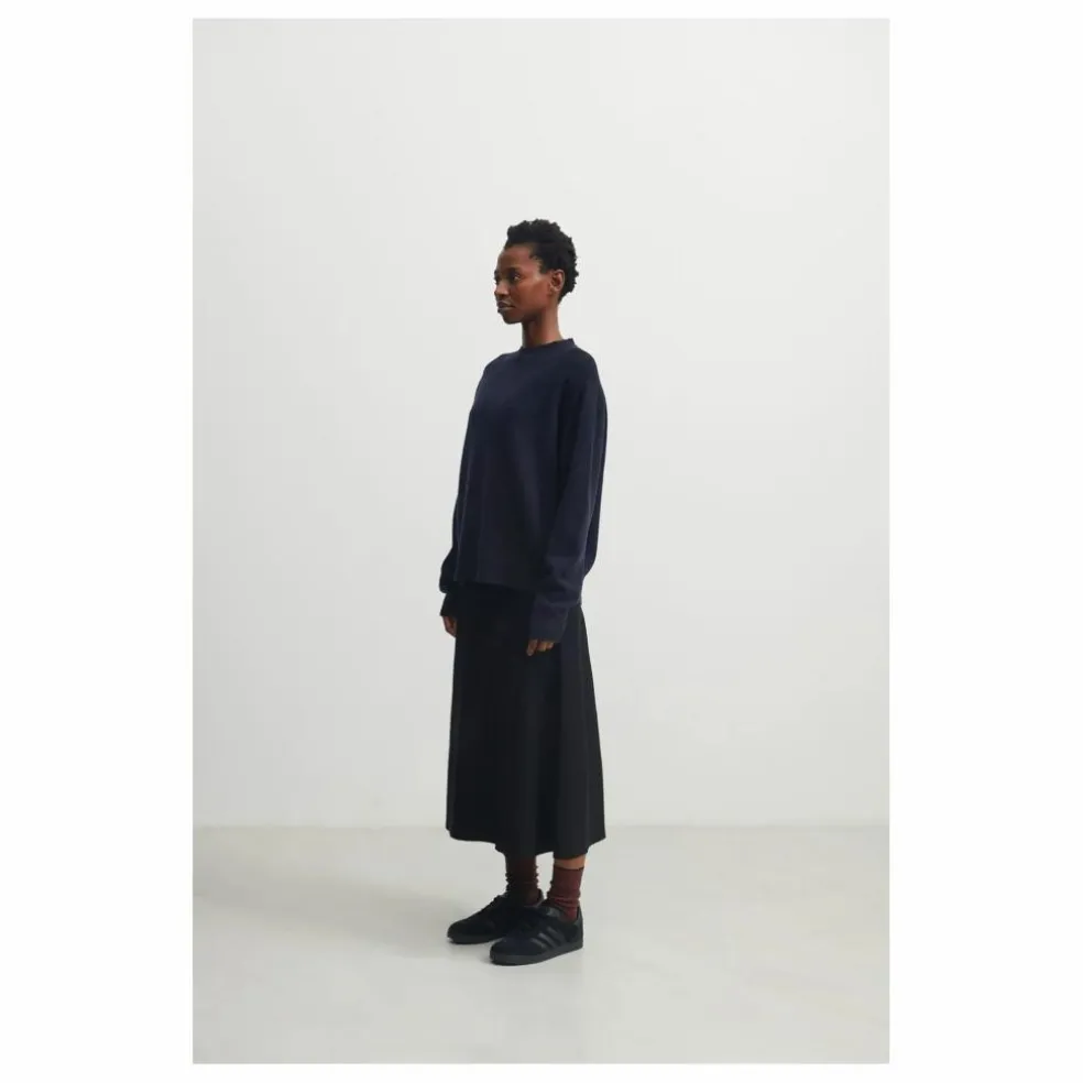 Pull Laine d'Agneau - Collection Femme | Bleu marine