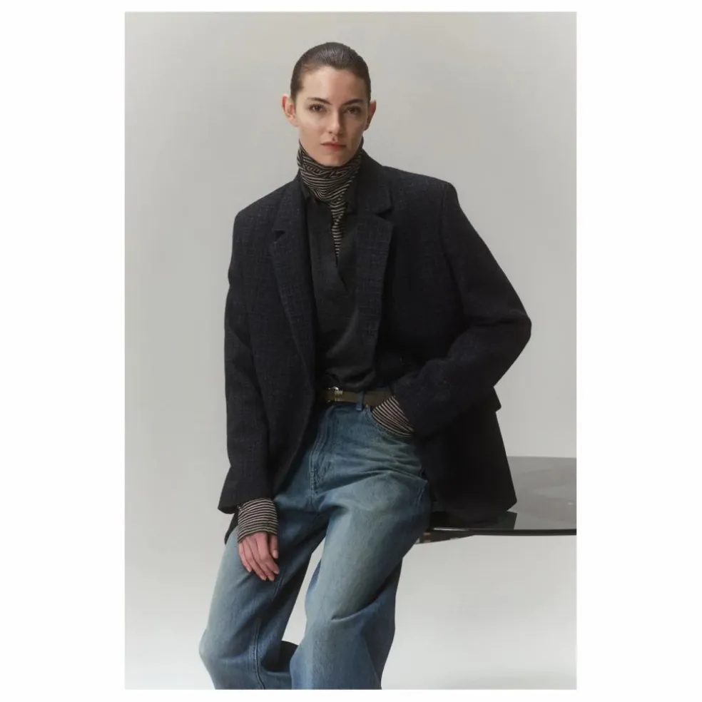 Pull Laine Mérinos et Cachemire | Gris anthracite